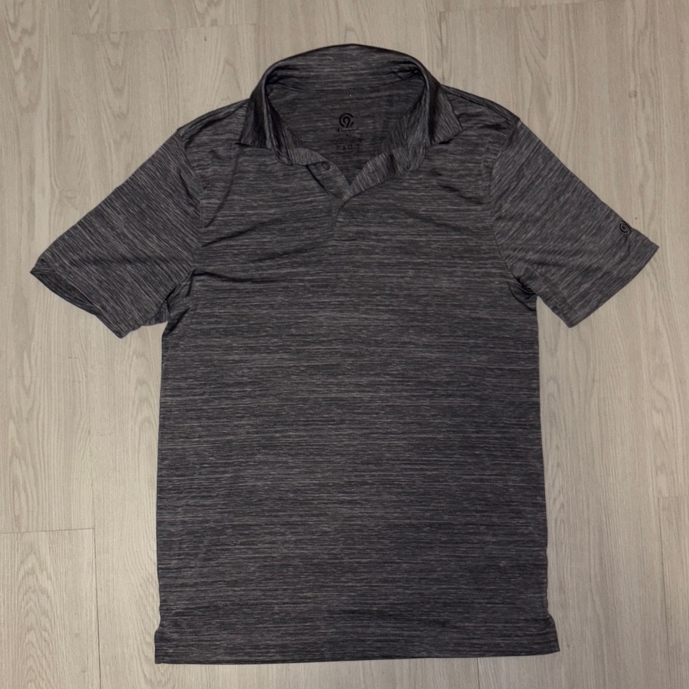 CHAMPION men’s Gray dri-for collard shirt Small